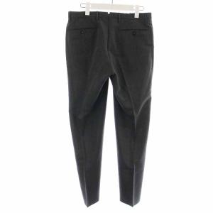 INCOTEX SUPER100'S ウールスラックスパンツ テーパードパンツ ロング 46 S グレー