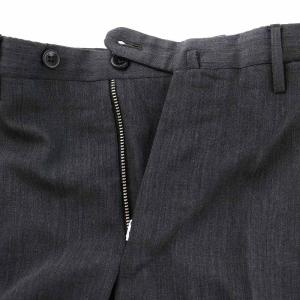 INCOTEX SUPER100'S ウールスラックスパンツ テーパードパンツ ロング 46 S グレー