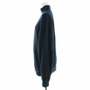 Ron Herman テン TEN 21AW スウェット トレーナー ハイネック 長袖 無地 S 紺 ネイビー