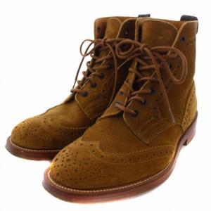 Tricker's TOMORROWLAND 別注 カントリーブーツ ショート ウィングチップ 26cm ブラウン