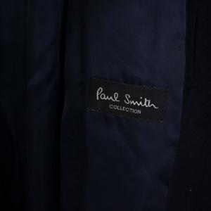 Paul Smith COLLECTION ステンカラーコート ロング ウール 日本製 M 紺 ネイビー 404316ED