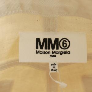 MM6 Maison Margiela パンツ ボタンフライ コットン 36 XS アイボリー S62LB0078