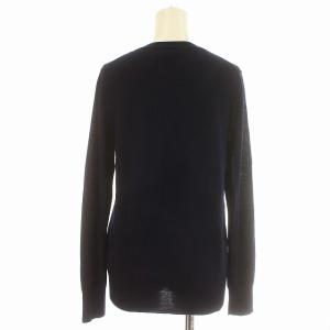 L'Appartement カーディガン ニット カシミヤ混 金ボタン 長袖 F ネイビー 紺