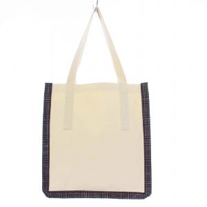 LUDLOW くまモチーフ キャンバス トートバッグ  ハンドバッグ アイボリー