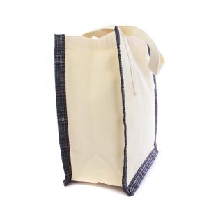 LUDLOW くまモチーフ キャンバス トートバッグ  ハンドバッグ アイボリー