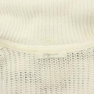 Plage アゼボーダーニット セーター セーラーカラー 長袖 白 紺 ホワイト ネイビー /DF MA