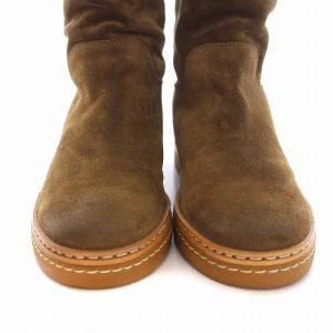 BUTTERO ムートンブーツ ショート スエード 37 23.5cm 茶 ブラウン /YM MA
