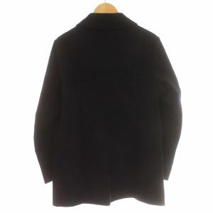 SHIPS ダブルフェイス ネイビーソリッドカーコート ステンカラー コート S ネイビー 紺