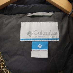 Columbia 中棉ジャケット ジップアップ フード ロゴ XL グレー 222WE6764