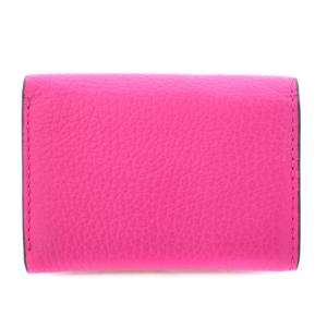 FURLA BABYLON バビロン 三つ折り財布 ミニウォレット レザー ロゴ ピンク