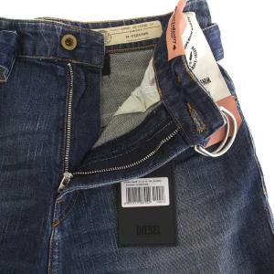 DIESEL D-VIZONS デニムパンツ レギュラー ハイウエスト ベルト付き W23 L32 青 ブルー