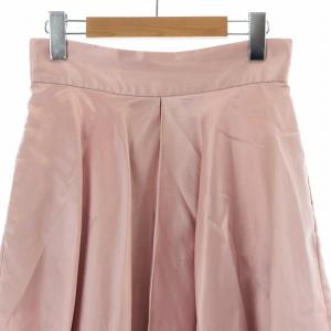 DOLCE&GABBANA フレアスカート 裏地裾レース マキシロング 絹 シルク 38 M ピンク