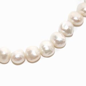 agete ネックレス SV パール 白 ホワイト シルバー