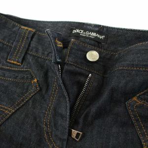 DOLCE&GABBANA デニム スキニーパンツ ジーンズ ジップフライ 40 M 紺 ネイビー