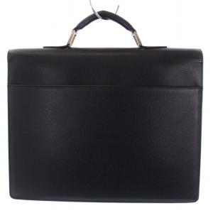 LOUIS VUITTON タイガ セルヴィエット モスコバ ブリーフケース ビジネスバッグ レザー 黒 ブラック M30032