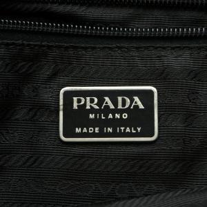 PRADA 三角プレート トートバッグ ナイロン ブラック