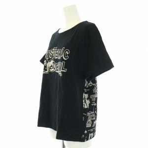 HYSTERIC GLAMOUR Tシャツ カットソー 半袖 ロゴ プリント FREE 黒 ブラック