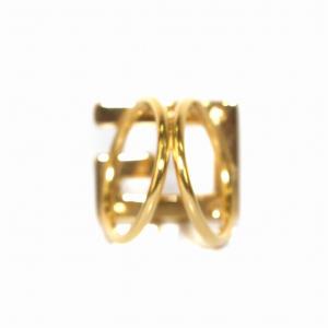 GUCCI スカーフリング ロゴ ゴールド色