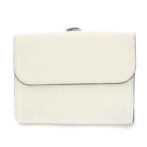 Chloe 22SS ALPHABETスモールトリフォールドウォレット ホワイト