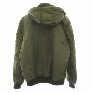 ALPHA INDUSTRIES INDUSTRIES Hooded RIB Jacket MA-1 フライトジャケット