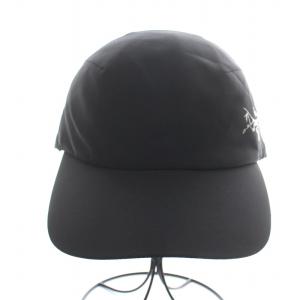 ARC’TERYX カルバスキャップ CALVUS CAP 野球帽 帽子 ポリエステル ロゴプリント L~XL 黒 ブラック