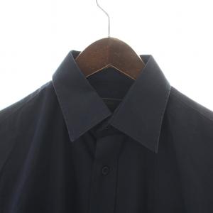 PRADA カジュアルシャツ 長袖 38/15 紺 ネイビー