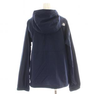 THE NORTH FACE コンパクトジャケット COMPACT JACKET マウンテンパーカー ジップアップ フード ロゴ刺繍 L 紺 ネイビー NPW71530