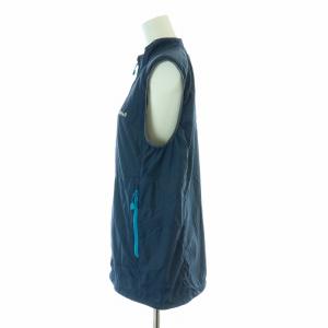 mont-bell ウインドブラストベスト 薄手 スタンドカラー ジップアップ ナイロン XL スレートブルー 1103267