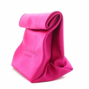 alexanderwang クラッチバッグ セカンドバッグ サテン ロゴ 紫 パープル