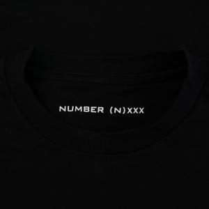 NUMBER (N)INE GOD SELECTION XXX Tシャツ カットソー 半袖 クルーネック プリント M 黒 ブラック