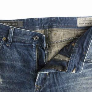 DIESEL デニム パンツ ダメージ加工 綿 インディゴ GY18