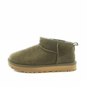 UGG australia クラシック ウルトラ ミニ Classic Ultra Mini ショートブーツ ムートンブーツ USA6 23.0cm オリーブ
