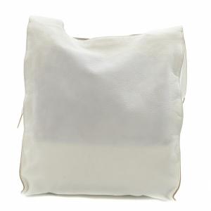 PAUL SMITH スラウチーレザー 2Wayバッグ ハンドバッグ ショルダーバッグ 白 ホワイト