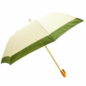 Athena New York 日傘 折りたたみ 切替 ベージュ カーキ