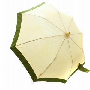 Athena New York 日傘 折りたたみ 切替 ベージュ カーキ