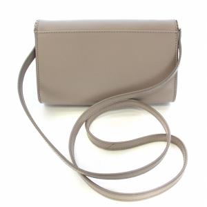 kate spade new york ショルダーウォレット ポシェット クラッチバッグ 2WAY カウレザー 牛革 グレージュ WLRU5188