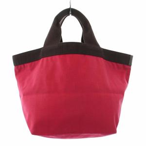 Hervé Chapelier コーデュラ舟型トートM ハンドバッグ トートバッグ 赤 レッド 707C