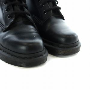 Dr.Martens 1460 MONO 8ホールブーツ ワークブーツ ショート ラウンドトゥ プラットフォーム スムースレザー UK3 22.0cm
