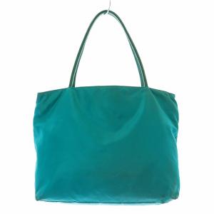 PRADA トートバッグ ハンドバッグ ナイロン エナメル ライトブルー