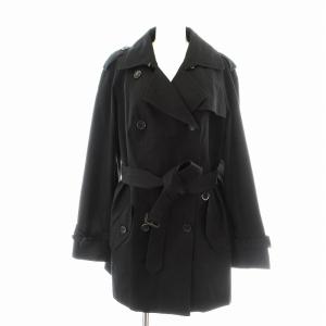 トレンチコート 裏地ノバチェック 44 ブラック