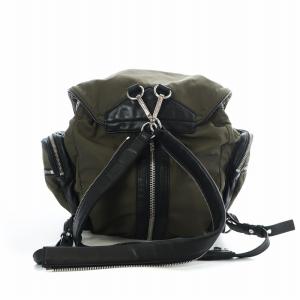 alexanderwang マルチバックパック 2WAY リュックサック バックパック ボディバッグ ナイロン レザー カーキ