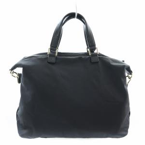 TORY BURCH ハンドバッグ ショルダー 2WAY ロゴ ナイロン 黒 ブラック