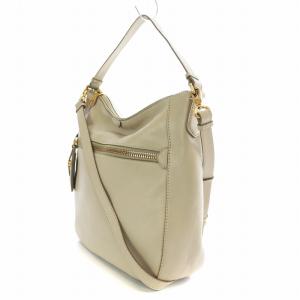 MARC by MARC JACOBS ショルダーバッグ ハンド 肩掛け 2WAY ロゴ ゴールド金具 ベージュ