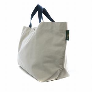 Hervé Chapelier 24SS コーデュラトラベルバッグL 舟型 トートバッグ ベージュ ブルー 1837C