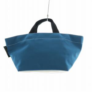 Hervé Chapelier 24SS 舟形トートバッグS ミニ ハンドバッグ ナイロン 青 ブルー 901N