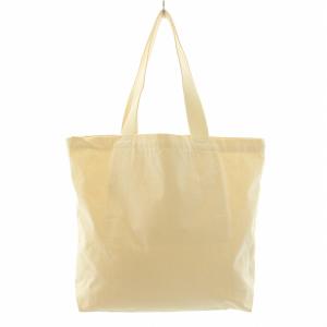 Maison Kitsuné FOX HEAD TOTE BAG フォックスヘッドトートバッグ ハンドバッグ キャンバス ロゴ イラスト プリント ベージュ