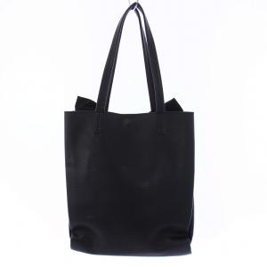 TO BE CHIC レクタングル リボントートバッグ ハンドバッグ レザー 黒 ブラック