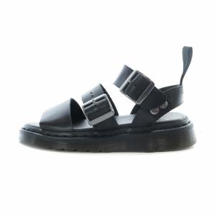 Dr.Martens Gryphonサンダル ストラップ ベルト プラットフォーム レザー UK3 22.0cm 黒 ブラック 15695001