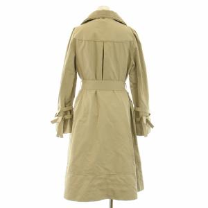 TO BE CHIC トレンチコート アウター ロング丈 ライナー付き ベルト リボン 40 M ベージュ