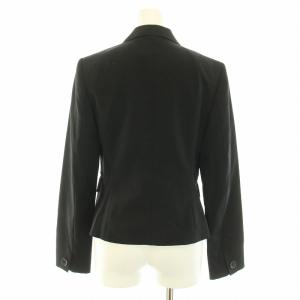 BURBERRY LONDON テーラードジャケット アウター 総裏地 シングル ウール 38 S 黒 ブラック